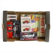 A collection of items to include diecast ERTL 1:18 scale 1966 Ferrari 275 GTB (rear wheel needs