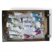 Royal Doulton Collection of Kate Greenaway Children Figurines a collection of sixteen figures to