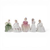 Royal Doulton Lady Figurines to include:- Sweeting HN 1935, Fair Maiden HN2211, Amanda HN3632,