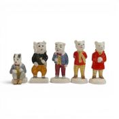 Beswick Rupert and his Friends to include:- Rupert the Bear, Algy Pug, Bill Badger, Pong Ping,