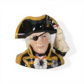 Royal Doulton Character Jug Vice-Admiral Lord Nelson D6932, special edition available exclusively