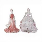 Coalport Lady Figurines to include:- Royal Debut CW:159 L/E together with Ladies Of Fashion Sue