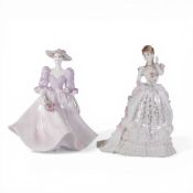 Coalport Lady Figurines to include:- The Jewel in the Crown CW347 L/E together with Ladies of