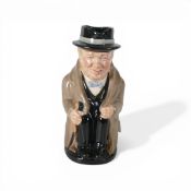 Royal Doulton Winston Churchill D6172 Toby Jug (seconds) H:-24cm