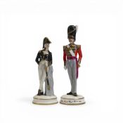 Michael Sutty military figures comprising Officer of seventh Royal Fusiliers and Navel Officer,