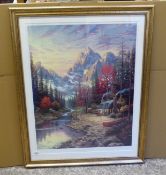 Limited edition framed and glazed print of The Good Life, Beginning of a Perfect Evening III by