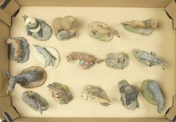 Franklin Mint Wildlife Preservation Trust International sculpture collection to include Canis Lupus,