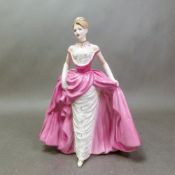 Coalport limited edition figure Millennium Debut, height 24cm.