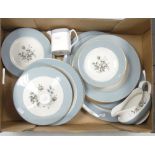 Royal Doulton Rose Elegans TC1010 pattern part dinner set to include lidded tureen, dinner plates,