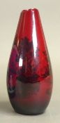 Royal Doulton Flambé Woodcut vase 1613, height 16cm.