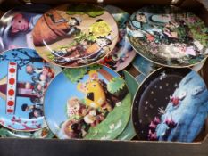 A collection of 12 Danbury Mint 'The Golden Age of Children's Television' including Muffin the Mule,