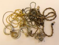 A collection of 8 x 925 silver necklaces, combined total weight 67g.