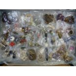 A good collection of costume jewellery, modern and vintage, all clean and bagged, including