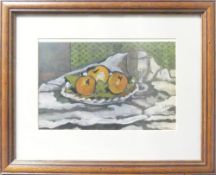 A collection of framed paintings and prints to include Brent Geese Flighting under a Mackerel Sky by