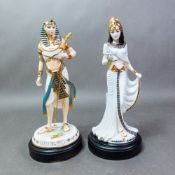 Coalport Cleopatra limited edition figurine and a Wedgwood Tutankhamun The Boy King limited