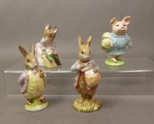 Two John Beswick Beatrix Potter figures to include Mr Benjamin Bunny & Little Pig Robinson