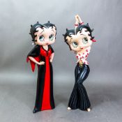 Two Betty Boop resin figurines, King Features Syndicate/GP Securities 2010, height of tallest 32.5cm