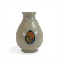 Moorcroft Trial vase decorated in the Fish bursting bubbles design, dated 2014, h.20cm.