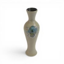 Moorcroft Trial vase decorated in the Fish bursting bubbles design, dated 2014, h.21cm.