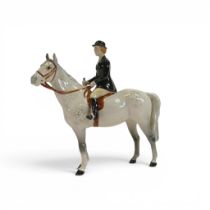 Beswick model of Huntswoman on grey horse, model no.1730.