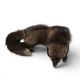 Vintage Silver Fox Stole dated 1930/40's , head, tail, paws all intact. with original clip and chain - Image 1 of 2