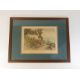 R. Halliday Academy Proof 20th century etching framed and mounted behind glass of a rustic landscape - Image 2 of 3