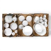 Noritake Isabella 6531 pattern part tea and dinner set to include teapot, lidded tureen, sugar bowl,