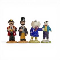 Beswick character figures from Rupert Bear and Trumpton series, some seconds. (4)