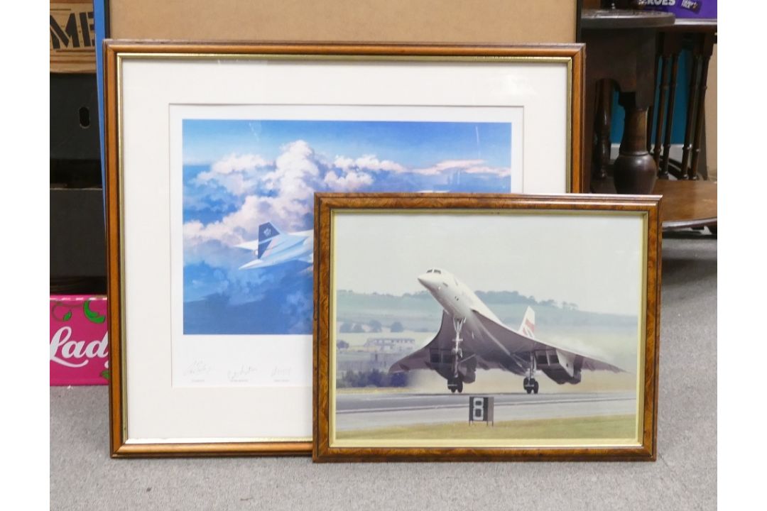A framed print titled Concorde - Simply the Best, based on the original painting by Timothy O'Brien, - Image 2 of 4