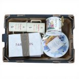 A collection of ceramic items to include a large Paragon bone china twin handled loving cup