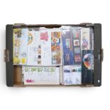 A large quantity of UK 1st Day Cover presentation packs. (1 Tray)