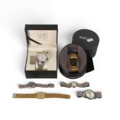 Assortment of ladies & gents wrist watches, including Citizen, Casio, Tissot and Tag Heuer (some