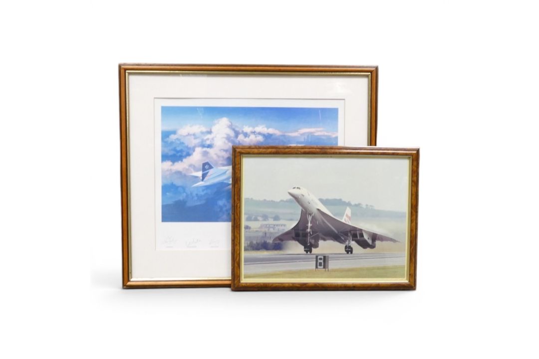 A framed print titled Concorde - Simply the Best, based on the original painting by Timothy O'Brien, - Image 1 of 4