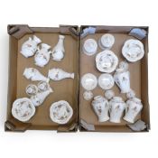 A large collection of Elizabethan Caprice pattern ceramics to include vases, lidded ginger jars,