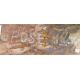 1930's Art Deco plaster figure of a lady with two dogs, marked Depose 145 on base. (H: 48.5cm) - Image 4 of 4