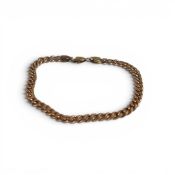 9ct gold bracelet, 4.3g.