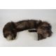 Vintage Silver Fox Stole dated 1930/40's , head, tail, paws all intact. with original clip and chain - Image 2 of 2