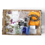 A Collection Of Costume Jewellery To Include: Earrings, Necklaces, Brooches, Rings, Bead etc (1