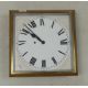 Wooden Framed Clock, Roman Numerals With Box Effect Back (Not Tested) Front Measures: H 36cm x W - Image 1 of 3