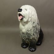 Beswick fireside model of an Old English Sheepdog, height 29cm.