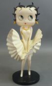 GP Securities Betty Boop Marilyn Monroe Stance resin figure 2002. H:-34cm