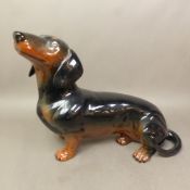 Beswick fireside model of a Dachshund, height 26cm.