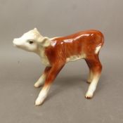 Beswick Hereford calf 854