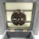 Wooden Framed Clock, Roman Numerals With Box Effect Back (Not Tested) Front Measures: H 36cm x W - Image 3 of 3