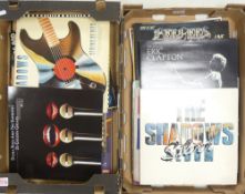 Vinyl - mixed LPs: artists including Eric Clapton, The Shadows, Bee Gees, Diana Ross and the