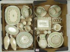 Mason's Madrigal pattern part tea, coffee and dinner set to include coffee pot, two milk jugs, sugar