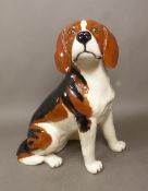 Beswick fireside model of a Beagle 2300, height 32cm.