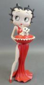 GP Securities Betty Boop Heart presenting Pudgy The Dog resin figure. H:-38cm
