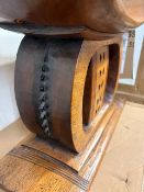 Vintage hand-carved wooden African Ashanti stool.
