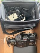 Canovision E850H 8mm video camcorder in original case with instructions and accessories, together
